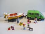 PLAYMOBIL Gezinswagen met boot - 4144, Ophalen of Verzenden, Gebruikt, Los playmobil