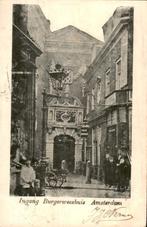Amsterdam - Ingang Burgerweeshuis, Verzamelen, Ansichtkaarten | Nederland, Ophalen of Verzenden, Voor 1920, Gelopen, Noord-Holland