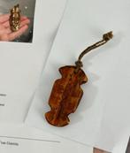 1930 hanger amulet Congo Afrika Lega Bot Been + Certificaat, Ophalen of Verzenden