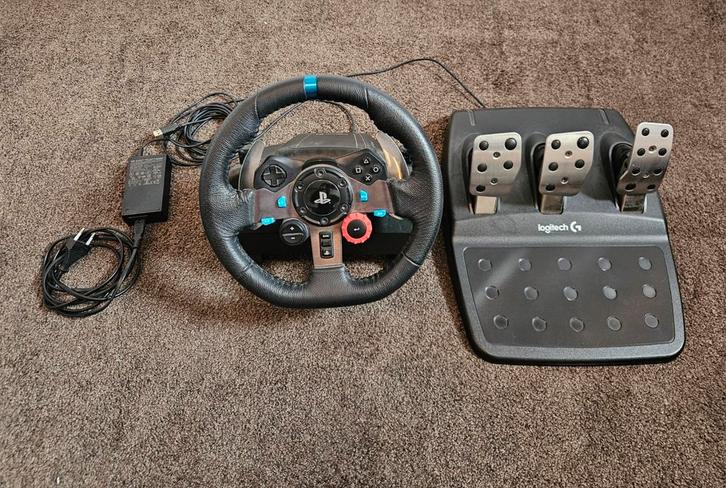 Logitech PS4 Racestuur + Pedalen - Zo Goed Als Nieuw!, Spelcomputers en Games, Spelcomputers | Overige, Ophalen of Verzenden