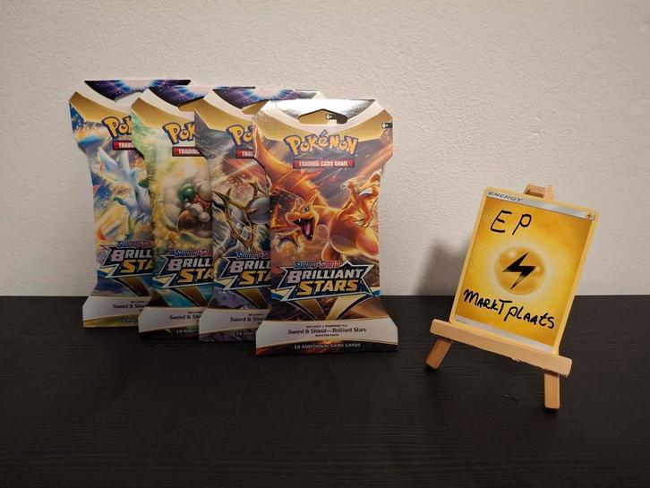 Pokemon Brilliant stars sleeved booster art set, Hobby en Vrije tijd, Verzamelkaartspellen | Pokémon, Nieuw, Booster, Ophalen of Verzenden