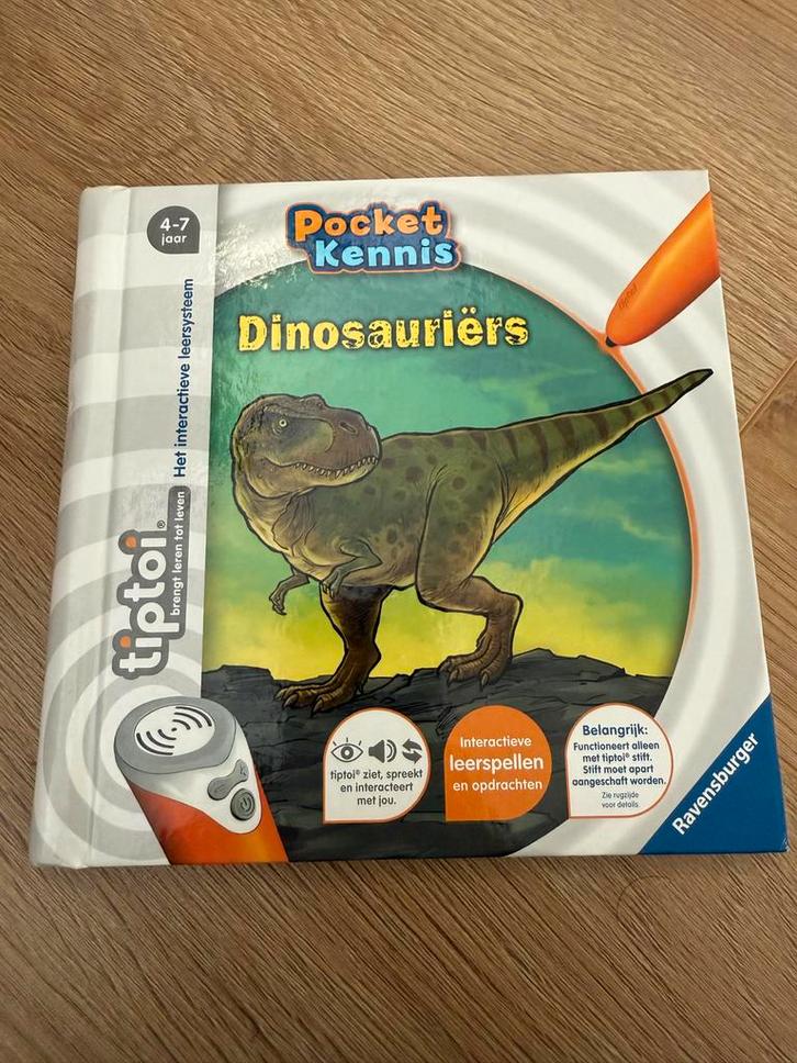 Tiptoi Pocket Kennis - Dinosauriërs, Kinderen en Baby's, Speelgoed | Educatief en Creatief, Zo goed als nieuw, Taal en Lezen, Met geluid