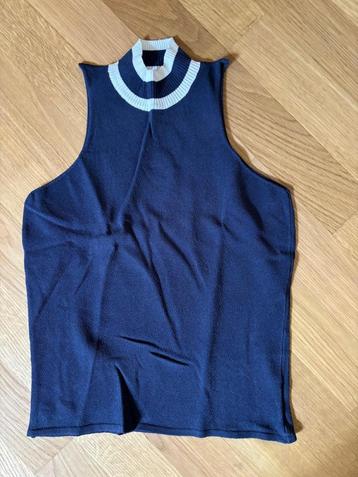 Anneclaire by PAUW tank top blauw wit 34-36 beschikbaar voor biedingen