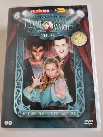 Dvd nachtwacht show het vervloekte perkament studio 100 beschikbaar voor biedingen