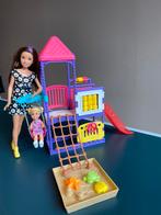 Barbie Skipper babysitter speeltuin, Kinderen en Baby's, Speelgoed | Poppen, Ophalen of Verzenden, Zo goed als nieuw, Barbie
