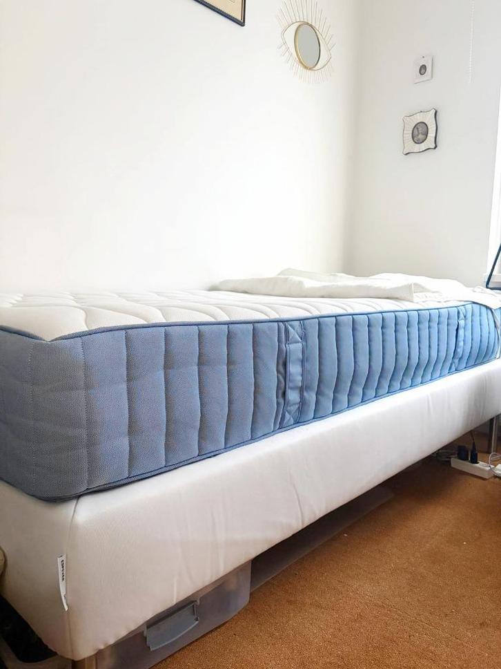 1-persoonbed Boxspring 90-200 perfecte conditie, Huis en Inrichting, Slaapkamer | Boxsprings, Zo goed als nieuw, 90 cm, 200 cm