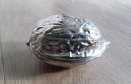 Vintage notenkraker model walnoot, verzilverd, vernikkeld, Sieraden, Tassen en Uiterlijk, Oorbellen, Ophalen of Verzenden, Zo goed als nieuw