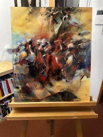Kunstwerk Sawah Indonesië, Marion van Nieuwpoort beschikbaar voor biedingen