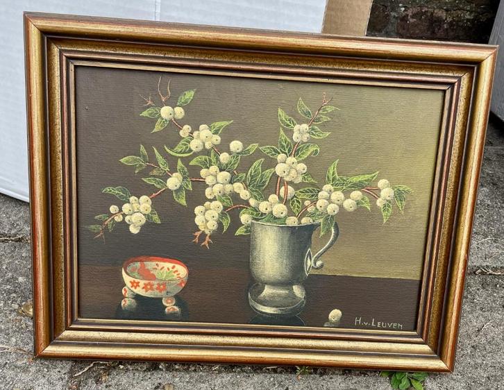 Schilderij met stilleven, Antiek en Kunst, Kunst | Schilderijen | Klassiek, Ophalen