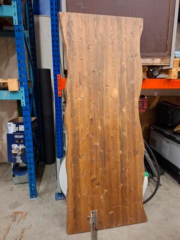 Massief Houten Tafelblad 220x85x5 cm beschikbaar voor biedingen