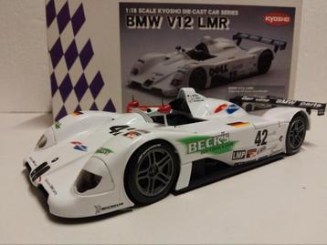 BMW V12 LMR  Sebring 1999 wit Kyosho metal 1:18 KRD beschikbaar voor biedingen