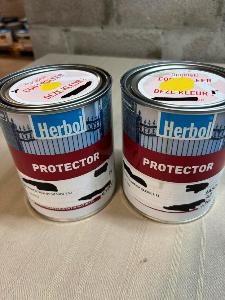 Herbol gele protector lak 1liter, Tuin en Terras, Tuinpoorten, Nieuw, IJzer, Ophalen of Verzenden