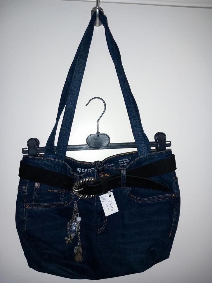 Schoudertas ( Denim), Sieraden, Tassen en Uiterlijk, Tassen | Damestassen, Nieuw, Schoudertasje, Blauw, Ophalen of Verzenden