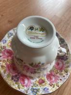 Healacraft Kop en Schotel met Bloemmotief, Antiek en Kunst, Antiek | Servies los, Ophalen