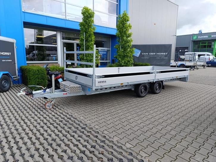 Henra Xpert plateauwagen 5x1,85 meter - voorraad!!, Auto diversen, Aanhangers en Bagagewagens, Nieuw