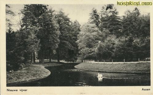 Assen - Nieuwe Vijver [KRST005-2169, Verzamelen, Ansichtkaarten | Nederland, Gelopen, Drenthe, 1960 tot 1980, Verzenden
