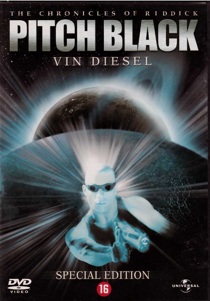 Pitch Black - DVD, Cd's en Dvd's, Dvd's | Science Fiction en Fantasy, Zo goed als nieuw, Fantasy, Vanaf 16 jaar, Verzenden