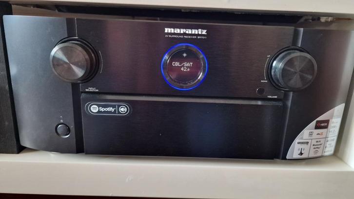 Z.G.A.N Marantz  SR7011 Receiver, Audio, Tv en Foto, Versterkers en Receivers, Zo goed als nieuw, 120 watt of meer, Marantz, Ophalen of Verzenden