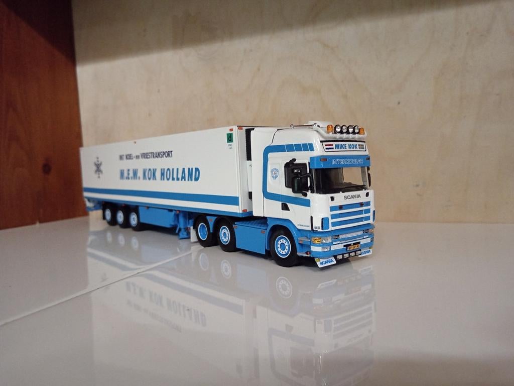 Scania 164 koeloplegger Kok WSI, Hobby en Vrije tijd, Modelauto's | 1:50, WSI, WSI, Nieuw, Ophalen of Verzenden