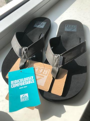 Nieuw in de verpakking : reef sandals maat 37,5 kleur grijs  beschikbaar voor biedingen