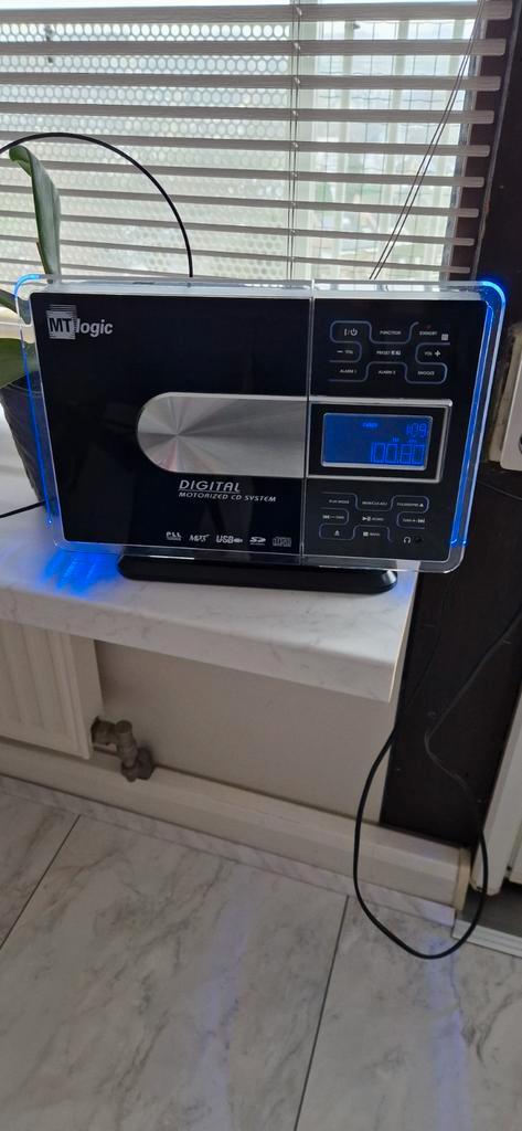 Compacte MT Logic Microset met CD en Radio, Audio, Tv en Foto, Stereo-sets, Gebruikt, Cd-speler, Tuner of Radio, Speakers, Overige merken
