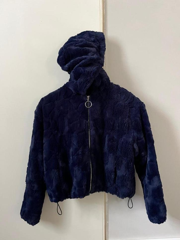 CoolCat jas maat XS zgan, Kleding | Dames, Jassen | Winter, Zo goed als nieuw, Maat 34 (XS) of kleiner, Blauw, Ophalen of Verzenden
