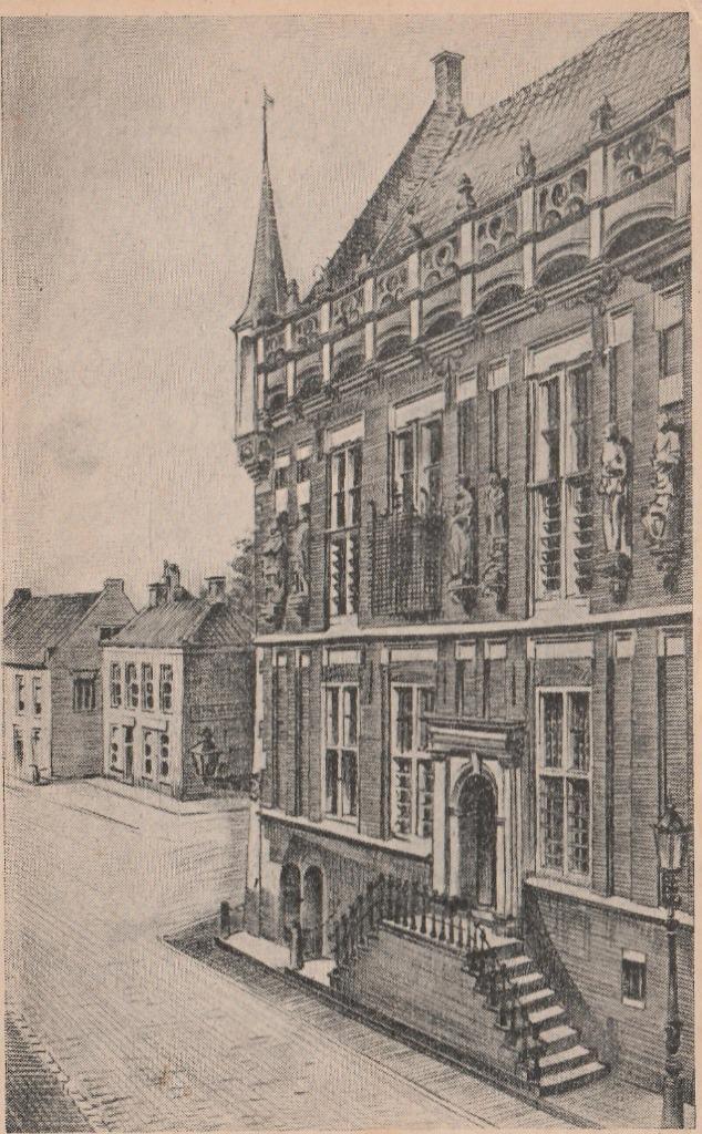 KAMPEN Oude Stadhuis, Verzamelen, Ansichtkaarten | Nederland, Ongelopen, Overijssel, 1940 tot 1960, Verzenden