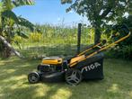 Stiga combi 53 SEQ benzinemotor, Tuin en Terras, Grasmaaiers, Ophalen, Cirkelmaaier, Gebruikt, Stiga
