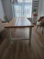 Eettafel mooi hout, Huis en Inrichting, Ophalen, 50 tot 100 cm, Zo goed als nieuw, Vijf personen of meer