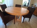 Eethoek, Huis en Inrichting, Tafels | Eettafels, Gebruikt, Rond, Ophalen of Verzenden, Vier personen