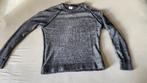 CP Company Fleece Knit - Zwart/Grijs - maat 48 (Medium), CP Company, Maat 48/50 (M), Ophalen of Verzenden, Grijs