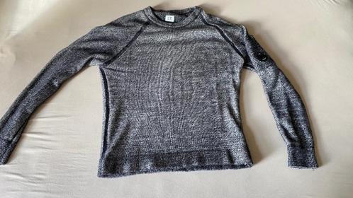 CP Company Fleece Knit - Zwart/Grijs - maat 48 (Medium), Kleding | Heren, Truien en Vesten, Gedragen, Maat 48/50 (M), Grijs, Ophalen of Verzenden