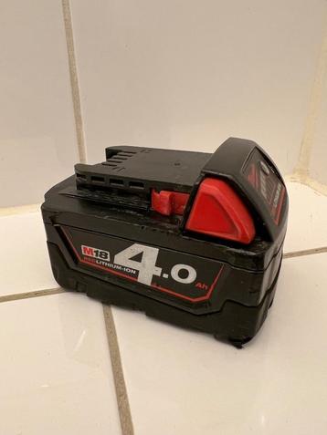 Milwaukee Accu M18 4.0Ah beschikbaar voor biedingen