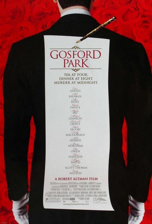 9. GOSFORD PARK, Robert Altman, Maggie Smith, Clive Owen., Cd's en Dvd's, Dvd's | Drama, Zo goed als nieuw, Ophalen of Verzenden