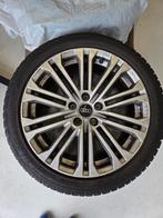 Audi A5 Winterset - 4 Velgen met Banden (2022), Auto-onderdelen, Banden en Velgen, 18 inch, Banden en Velgen, Personenwagen, Gebruikt