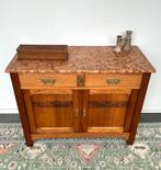 Prachtige eiken commode met marmeren blad, Kinderen en Baby's, Kinderkamer | Commodes en Kasten, Ophalen, 50 tot 70 cm, 100 cm of meer