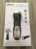 Multitool zaklamp incl. 8 roestvrijstalen tools - Deluxa, Ophalen of Verzenden, Nieuw, Batterij