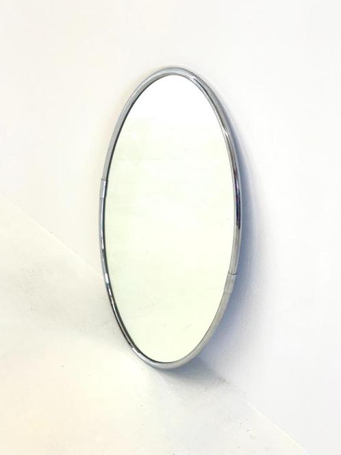 Ovale spiegel met buisframe klein, Huis en Inrichting, Woonaccessoires | Spiegels, Nieuw, 50 tot 75 cm, Minder dan 100 cm, Ovaal
