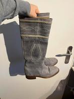 Sancho laarzen cowboy laarzen leer 37, Kleding | Dames, Schoenen, Verzenden, Zo goed als nieuw, Grijs, Hoge laarzen