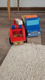 Houten Speelgoed Auto's - Brandweer & Vrachtwagen, Ophalen, Gebruikt, Jongen of Meisje