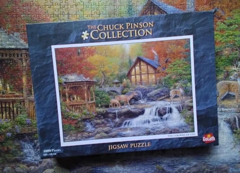 Puzzel Chuck Pinson 'the colours of life', Ophalen, 500 t/m 1500 stukjes, Zo goed als nieuw, Legpuzzel