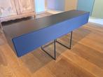 Zwevend tv-meubel met speakerdoek, Huis en Inrichting, Ophalen, Strak modern, 100 tot 150 cm, Zo goed als nieuw