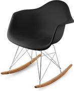 Vitra Schommelstoel Plastic Chairs, Huis en Inrichting, Stoelen, Zwart, Scandinavisch, Ophalen of Verzenden, Zo goed als nieuw