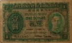 Hong Kong 1 Dollar Biljet 1952 - Zeldzaam!, Ophalen of Verzenden, Overige landen, Los biljet