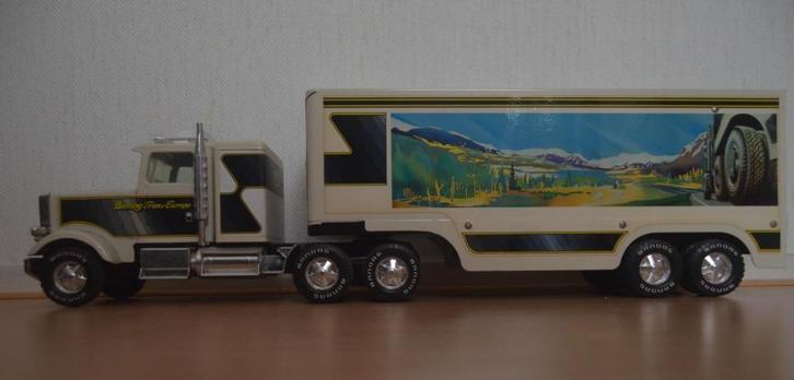 Bandag vrachtauto, Hobby en Vrije tijd, Modelauto's | 1:87, Zo goed als nieuw, Bus of Vrachtwagen, Overige merken, Ophalen