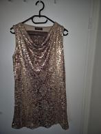 Glanzende Blacky Dress pailletten jurk, Maat 38/40 (M), Blacky Dress, Beige, Ophalen of Verzenden