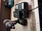 Slagmoersleutel Panasonic plus 2 acuus, Doe-het-zelf en Verbouw, Gereedschap | Boormachines, Ophalen of Verzenden, Gebruikt, 600 watt of meer