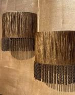 HOFFZ lamp Priya, Huis en Inrichting, Lampen | Lampenkappen, Ophalen of Verzenden, Nieuw, Bruin, Rond