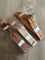 Houten Kledinghangers 15 stuks, Kleding | Dames, Kledinghangers, Ophalen, Zo goed als nieuw, Hout
