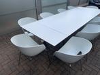 ✅✅Prachtige tafel van joli 100 op 290 en 10 sintesi stoelen, Ophalen, Zo goed als nieuw